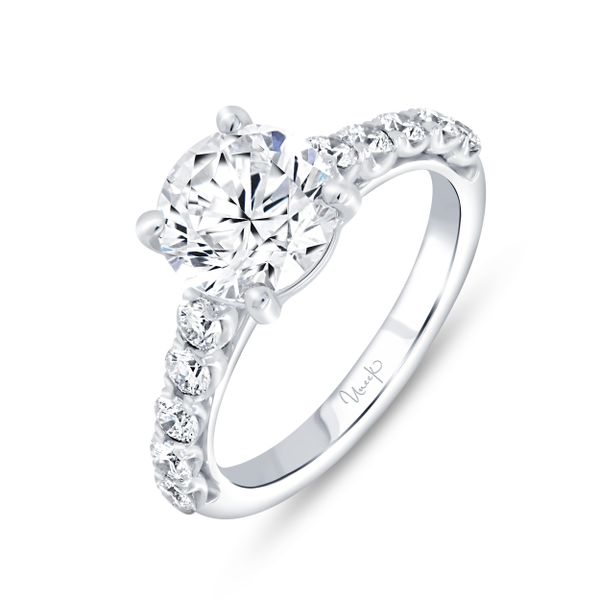 Uneek Timeless Round Diamond Engagement Ring D. Geller & Son Jewelers Atlanta, GA