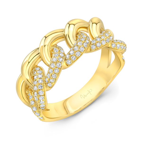 Uneek Legacy Diamond Chain Fashion Ring Brummitt Jewelry Design Studio LLC Raleigh, NC