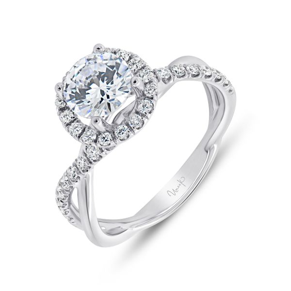 Uneek Infinity Collection Halo Engagement Ring Aires Jewelers Morris Plains, NJ