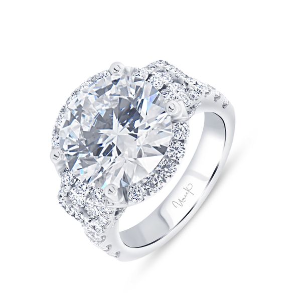 Uneek Radiance Collection Double-Halo Engagement Ring Diamond Showcase Longview, WA