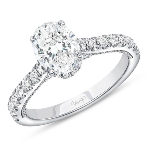 Uneek Us Collection Oval Diamond Engagement Ring Mystique Jewelers Alexandria, VA