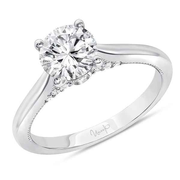 Uneek Us Collection Round Diamond Engagement Ring Brummitt Jewelry Design Studio LLC Raleigh, NC