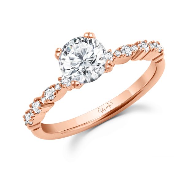 Uneek Us Collection Round Diamond Engagement Ring Pickens Jewelers, Inc. Atlanta, GA