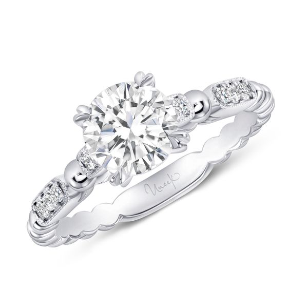 Uneek Us Collection Round Diamond Engagement Ring Mystique Jewelers Alexandria, VA