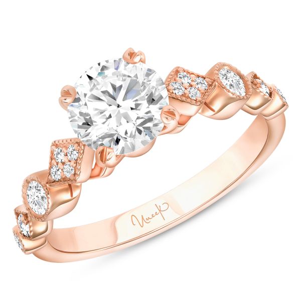 Uneek Us Collection Round Diamond Engagement Ring Brummitt Jewelry Design Studio LLC Raleigh, NC