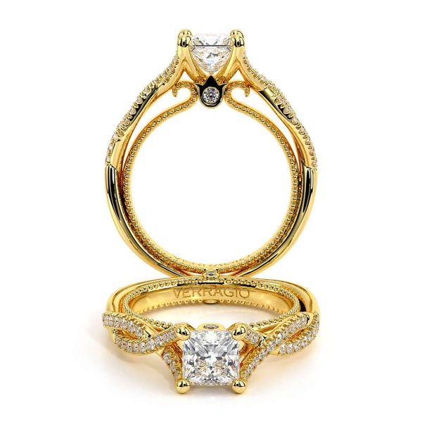 Couture-0421p-14k Yellow Gold Princess Tracy Jewelers Spokane, WA
