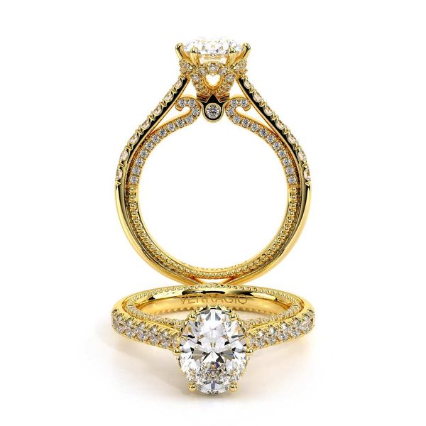 COUTURE-0447-OV-18K YELLOW GOLD OVAL The Diamond Ring Co San Jose, CA