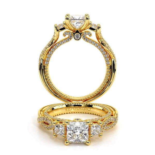 COUTURE-0450P-14K YELLOW GOLD PRINCESS D. Geller & Son Jewelers Atlanta, GA