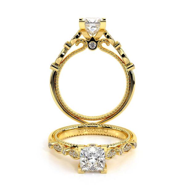 COUTURE-0476P-14K YELLOW GOLD PRINCESS Hannoush Jewelers, Inc. Albany, NY