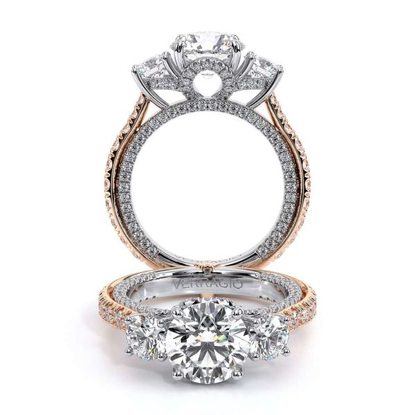 Custom Two-Tone Oval Engagement Ring – Crawford Jewelers
