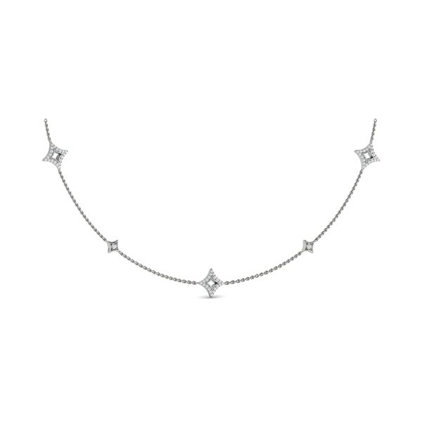 Buy Pretty Diamond Crown Star Necklace Online | ORRA