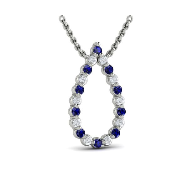 Ceylon Blue Sapphire 1.34 Carat Pear/Teardrop Cut Solitaire White Gold  Pendant at 1stDibs | teardrop sapphire necklace, blue sapphire teardrop  necklace, teardrop sapphire pendant