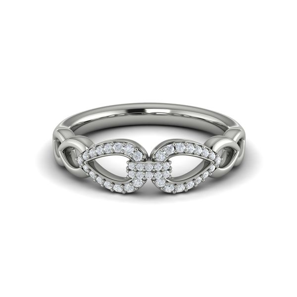14K White Diamond Ring Image 3 Harris Jeweler Troy, OH