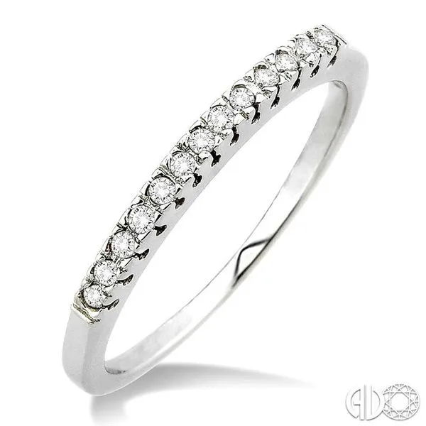 1/10 Ctw Round Cut Diamond Ring in 14K White Gold similar item image