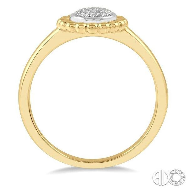 Lattice 18ct Gold Diamond Net Ring