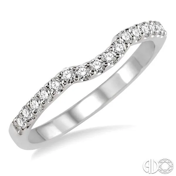 1/3 Ctw Round Cut Diamond Wedding Band in Platinum