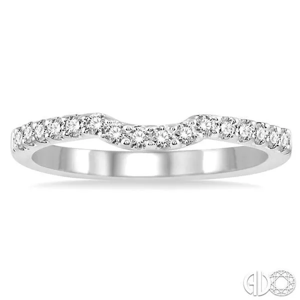 1/3 Ctw Round Cut Diamond Wedding Band in Platinum