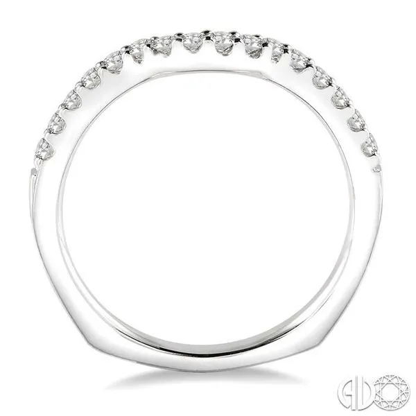 1/3 Ctw Round Cut Diamond Wedding Band in Platinum