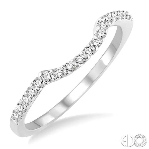 1/6 Ctw Round Cut Diamond Wedding Band in Platinum