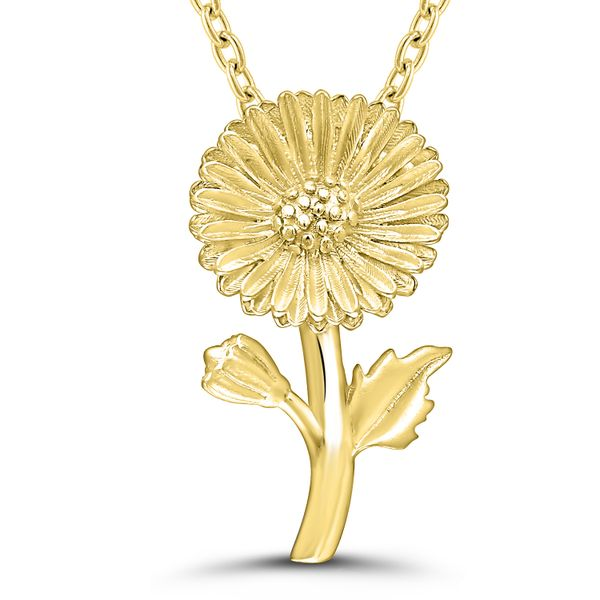 "Aster" Flower Pendant Necklace (September) Grogan Jewelers Florence, AL