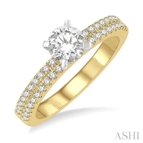 Mens 3/4ct Three Stone Diamond Wedding Anniversary Ring 14K Yellow Gold Jewelry