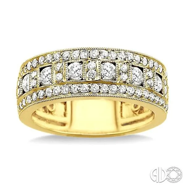 1 1/4 Ctw Diamond Fashion Ring in 18K Yellow Gold