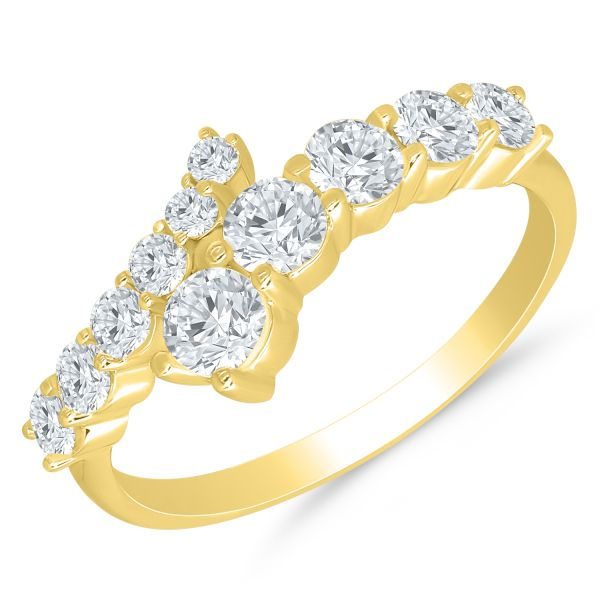 Diamond Journey Bypass Ring Grogan Jewelers Florence, AL