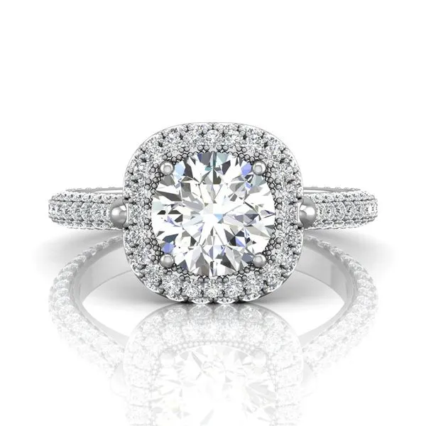14K White Gold Engagement Ring similar item image