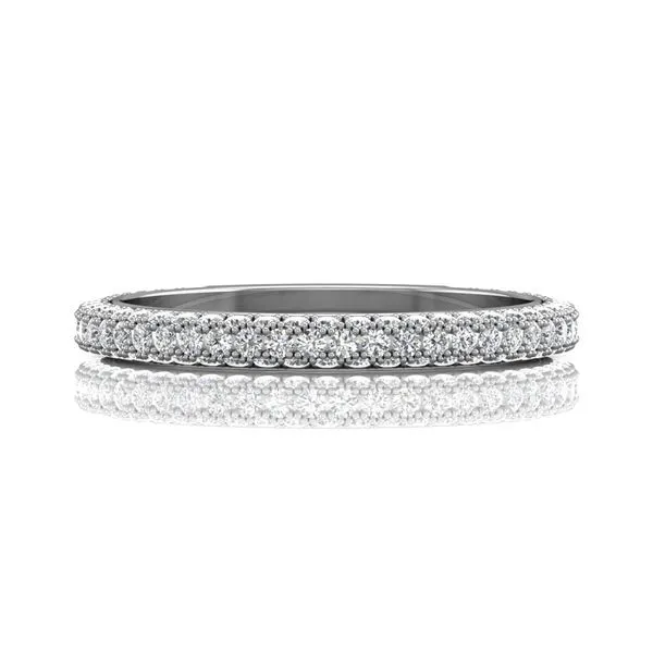 14K White Gold Wedding Band similar item image