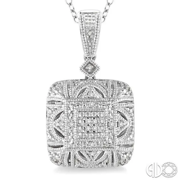1/20 Ctw Round Cut Diamond Fashion Pendant in Sterling Si...