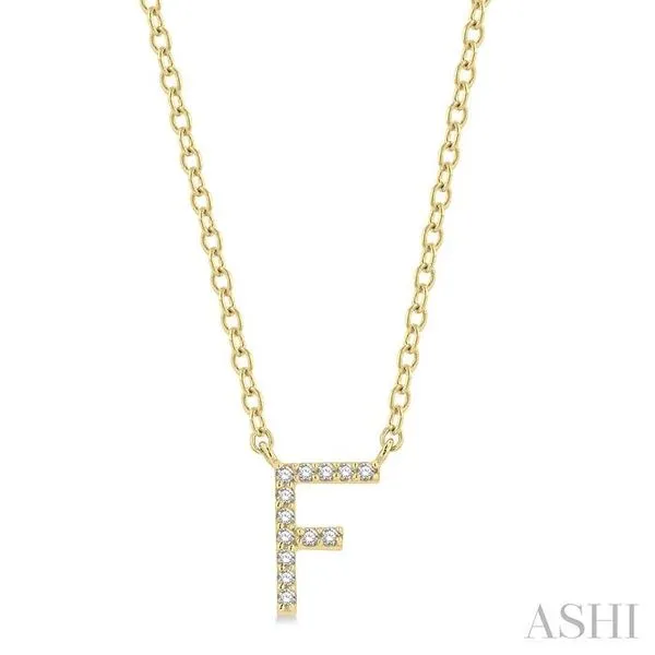 Karat Rush 14K Gold Initial F Necklace