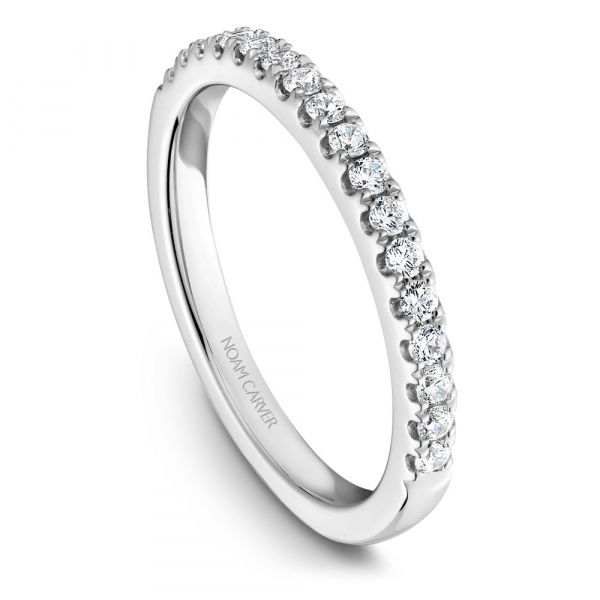A Noam Carver Engagement Ring in Platinum 950 with 30 Round Diamonds Image 5 Grogan Jewelers Florence, AL