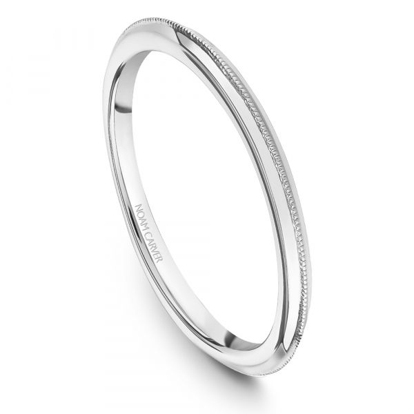 A Noam Carver Matching Band in 18K White Gold Grogan Jewelers Florence, AL