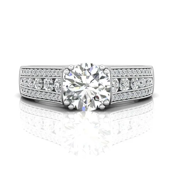 14K White Gold Engagement Ring similar item image