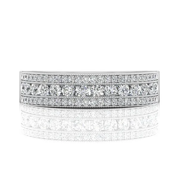14K White Gold Wedding Band similar item image