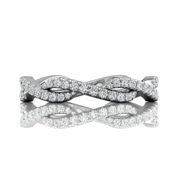 14K White Gold Wedding Band similar item image