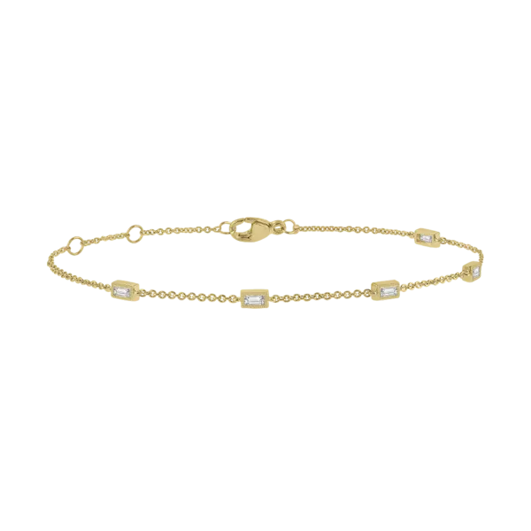 Baguette Station Bracelet