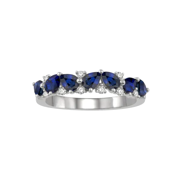 Sapphire and Diamond Band