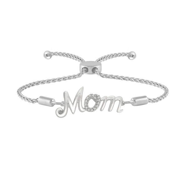 Diamond Mom Lariat Bracelet