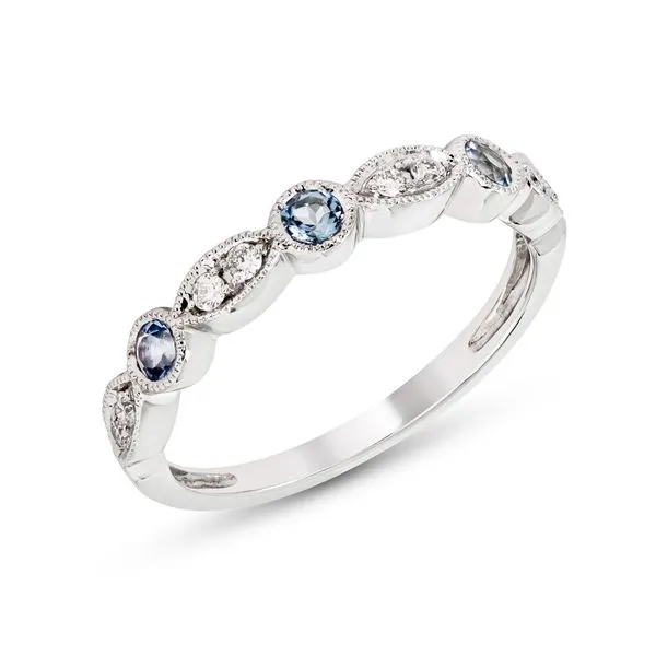 Blue Topaz Birthstone Band similar item image