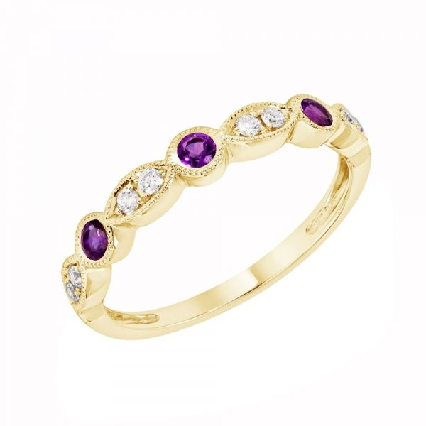 Amethyst Birthstone Ring Grogan Jewelers Florence, AL