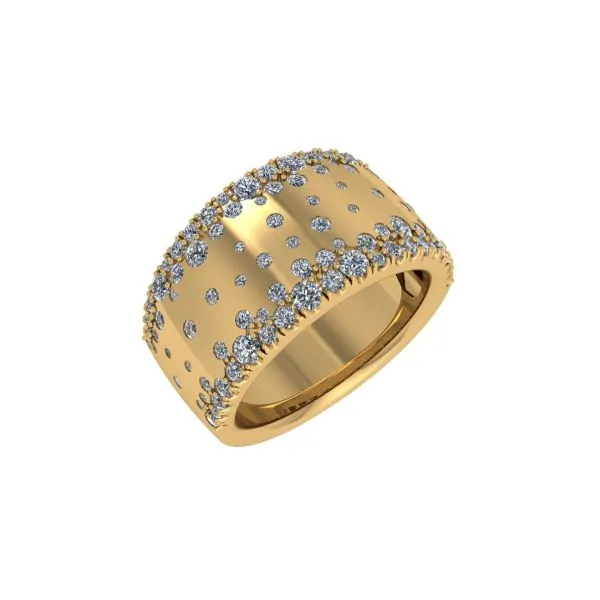 Wide Fashion Diamond Ring similar item image