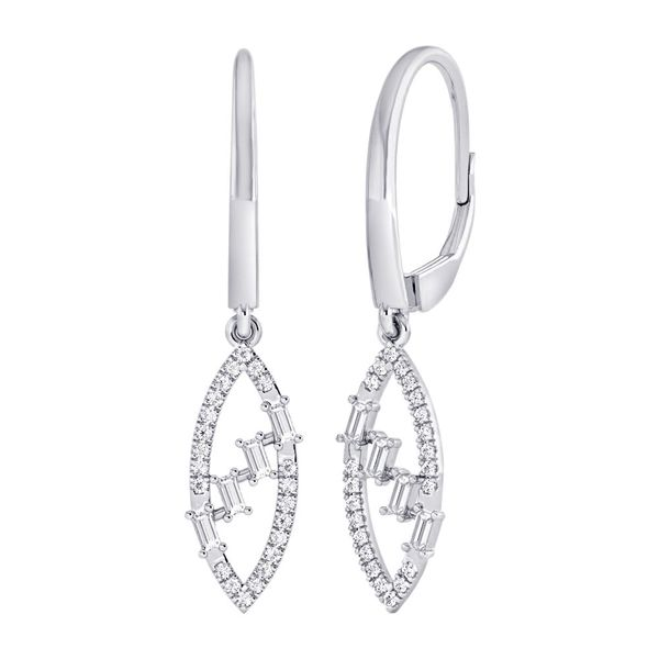 Dangle Diamond Earrings Grogan Jewelers Florence, AL