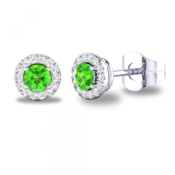 Peridot & Diamond Earrings Grogan Jewelers Florence, AL