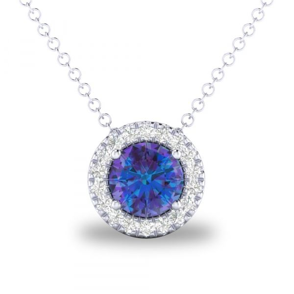 Alexandrite Diamond Necklace Grogan Jewelers Florence, AL