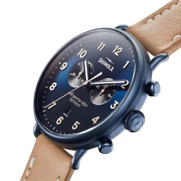 Shinola canfield hot sale chrono 43mm