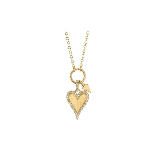 Shy Creation 14K Yellow Gold Diamond Necklace Grogan Jewelers Florence, AL