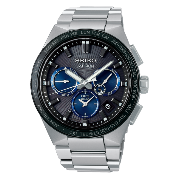Seiko ASTRON GPS SOLAR 5-X TITANIUM DUAL TIME SSH119 Watches