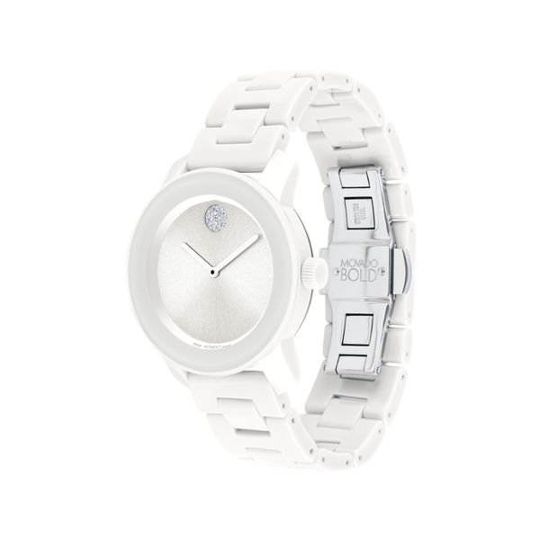 Movado Movado BOLD Ceramic White Watch 3600802 Watches