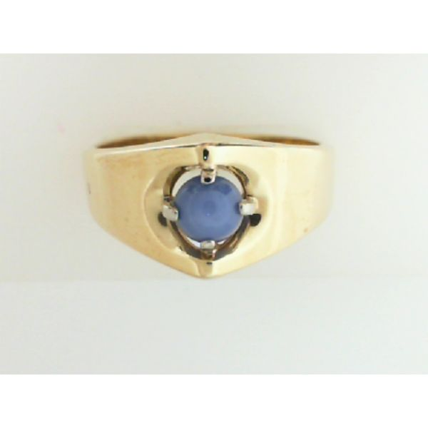 GENTS CREATED STAR SAPPHIRE RING Hart's Jewelry Wellsville, NY